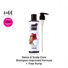 Detox & Scalp Care Shampoo Improved formula + Dispenser Pump