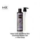 Keep Calm and Relax Skin Soothing Shower Gel + Dispenser Pump
