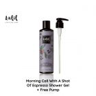 Morning Call with a Shot of Espresso Skin Soothing Shower Gel + Dispenser Pump